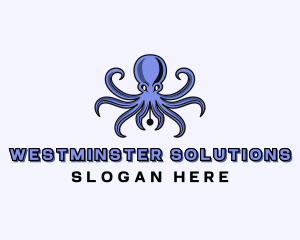 Octopus Ink Pen logo design