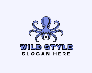 Octopus Ink Pen logo design