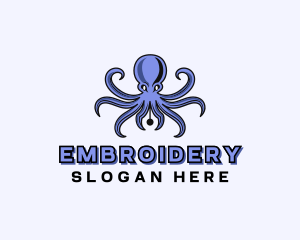 Octopus Ink Pen logo design