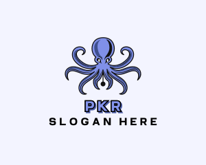 Octopus Ink Pen logo design