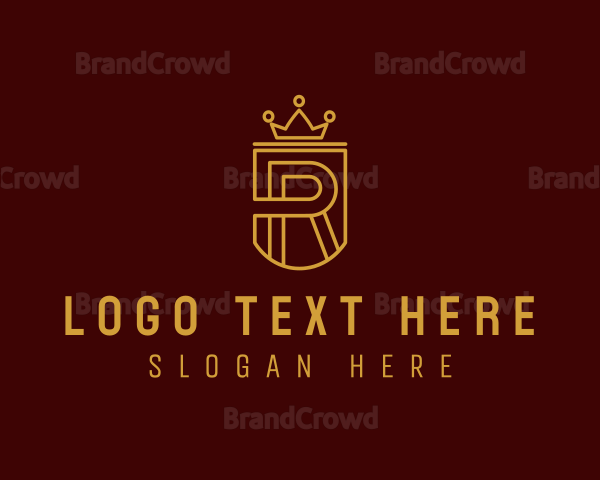 Crown Shield Banner Logo