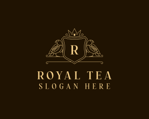 Bird Royal Shield logo design