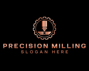 Milling - Laser Steelwork Factory logo design