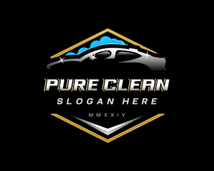 Cleaning Maintenance Wash logo design