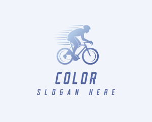 Cyclist Speed Athlete Logo