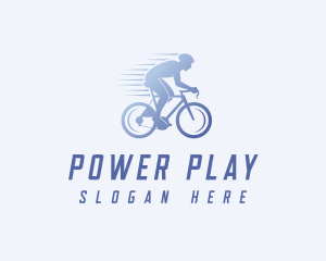 Athlete - Cyclist Speed Athlete logo design