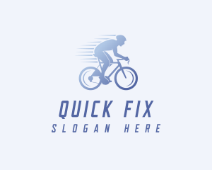 Cyclist Speed Athlete logo design