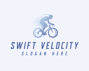 Speed - Cyclist Speed Athlete logo design