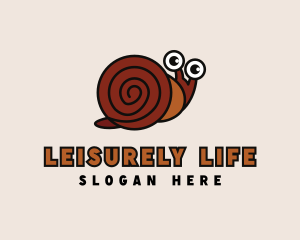 Slow - Shell Snail Slug logo design