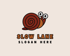 Snail - Shell Snail Slug logo design