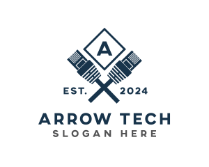 Ethernet Cable Tool logo design