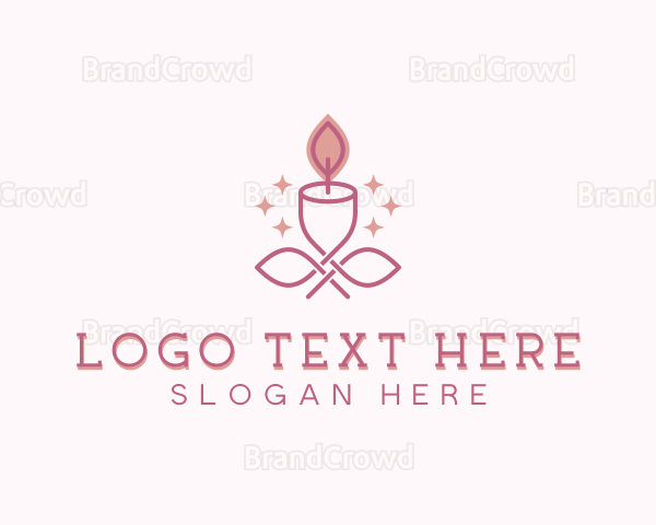 Floral Decor Candlelight Logo