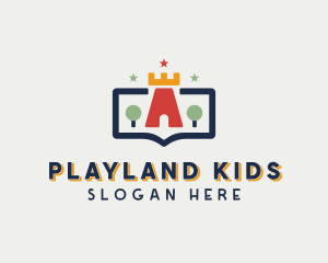 Toddler Castle Kindergarten logo design