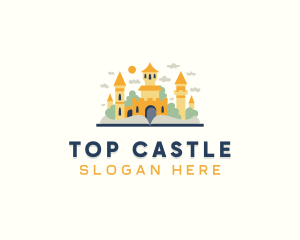 Kindergarten Learning Castle logo design