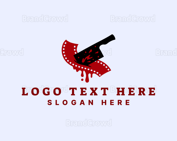 Bloody Horror Film Logo