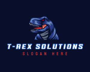 Tyrannosaurus - Tyrannosaurus Raptor Dinosaur logo design