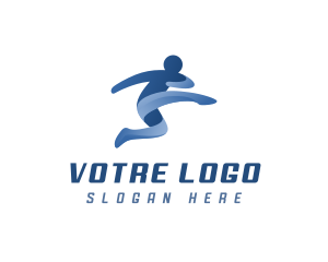 Capoeira - Sports Athlete Kick logo design