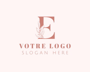 Event - Elegant Leaves Letter E logo design