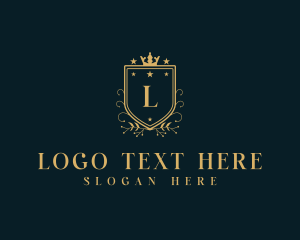 Boutique - Royal Hotel Shield logo design