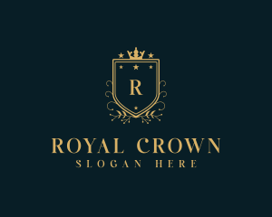 Royal Hotel Shield logo design