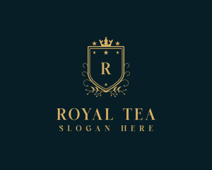 Royal Hotel Shield logo design