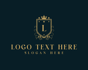 Hotel - Royal Hotel Shield logo design