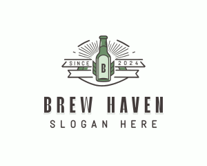 Beer Brewery Pub logo design