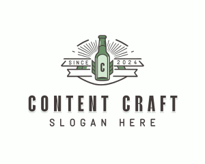 Beer Brewery Pub logo design