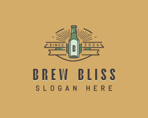 Beer Brewery Pub logo design