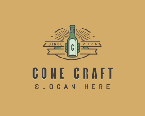 Beer Brewery Pub logo design