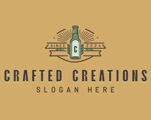 Beer Brewery Pub logo design