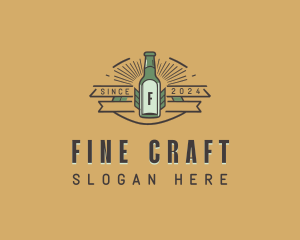 Beer Brewery Pub logo design