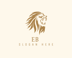 Zoo - Golden Feline Lion logo design