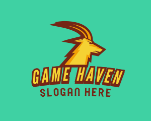 Gamer - Goat Gamer Team logo design