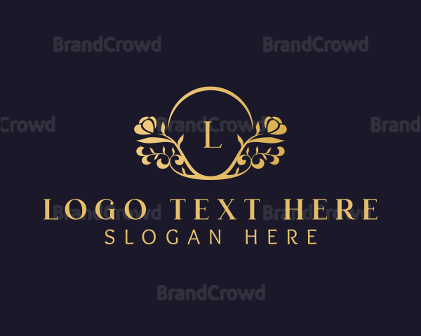 Elegant Flower Boutique Logo