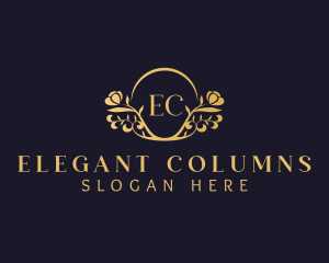 Elegant Flower Boutique logo design