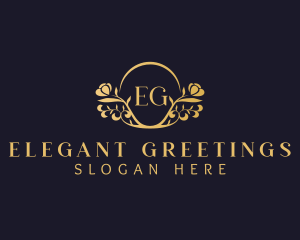 Elegant Flower Boutique logo design