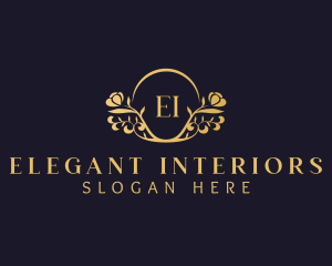 Elegant Flower Boutique logo design