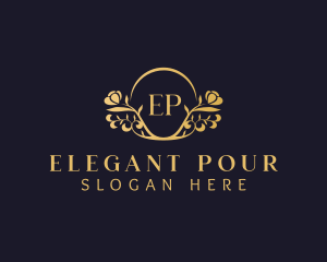 Elegant Flower Boutique logo design