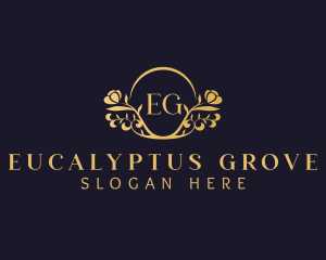 Elegant Flower Boutique logo design