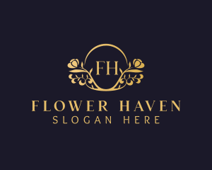 Elegant Flower Boutique logo design