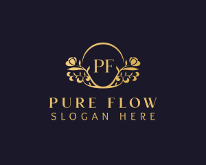 Elegant Flower Boutique logo design