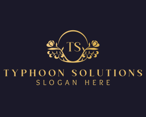 Elegant Flower Boutique logo design