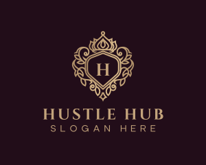 Premium Royal Crest logo design