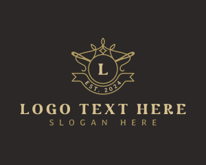 Lettermark - Needle Crown Thread logo design