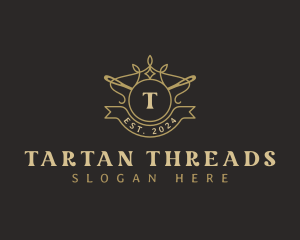 Needle Crown Thread logo design