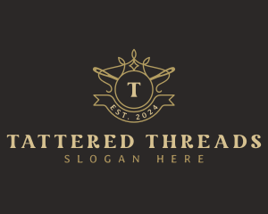 Needle Crown Thread logo design