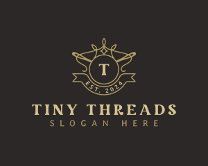 Needle Crown Thread logo design