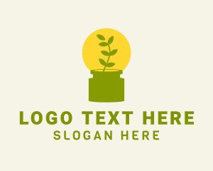 Sun - Sprout Plant Gardening logo design