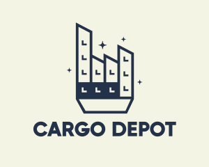 Depot - Industrial Factory bilding, logo design